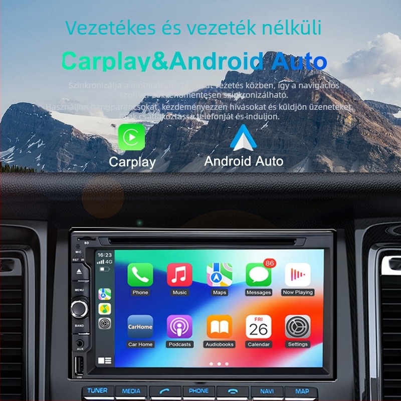 OEM személyre szabott autó navigációs rendszer, 6,95 colos érintőképernyő, Bluetooth kihangosító, multimédia DVD Nissanhoz