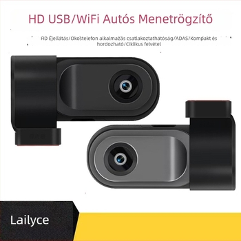 Autóba szerelt HD éjszakai látású dashkamera Androidos nagy kijelzővel és körkörös felvétellel