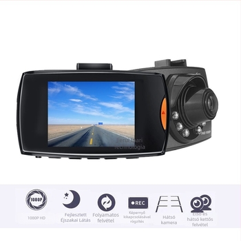 G30 autós dash cam HD éjjellátóval, rejtett belső monitorral, DVR