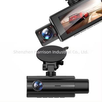 Online fuvaros-kocsi dash cam: 1080p HD éjjellátás, háromcsatornás felvétel (első, belső, hátsó), 160° széles látómező, 1,5 hüvelykes kijelző, TF-kártya tárhely