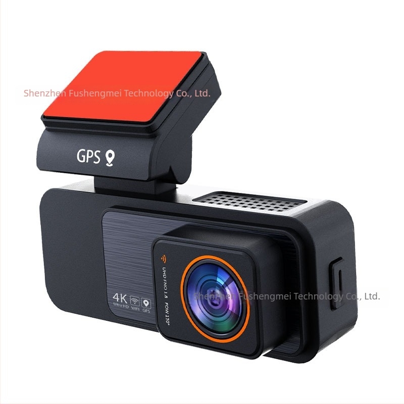 Kétlencsés dash kamera, 1440P, 170° látószög, GPS, parkolási felügyelet