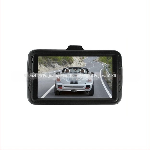 Autós dash kamera elüő–hátsó kettős felvétellel, 1080p, éjszakai látás, 140° látómező, parkoló monitor