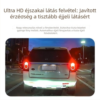 Buick Lacrosse dash kamera – 4K Ultra HD, 120° széles látómező, F/1.33 nyílás, 256GB memória, 90 napos adatok tárolása