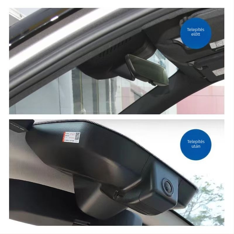 Changan Eado 4K vezeték nélküli autós dash cam, elöl-hátul felvétel, kompatibilis a 12-25 modellel