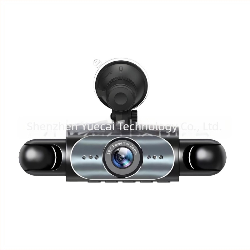 Négyobjektíves autós dash cam 1080p elől, balra, jobbra és hátul kamerákkal, tolatási felvétellel