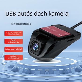 Autós dashkamera SC46 – 1080P30, 120° látószög, F1.2 fényerejű lencse, 16GB SD-kártya