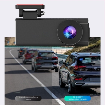 HD-s vezetési felvételi eszköz Wi‑Fi-vel, dash kamera az autó előtti üveghez, 24 órás parkolási megfigyelés