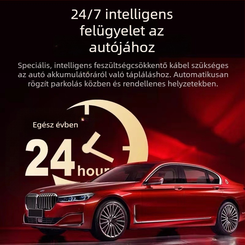 Új 1600P ultraklaritású autós DVR, hangvezérlés, elő- és hátsó felvétel, Wi-Fi telefonos kapcsolódás, parkoló monitorozás