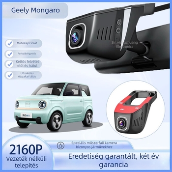 Geely Panda dashcam, vezeték nélküli, 2160p, 150° látószög, éjszakai felvétel