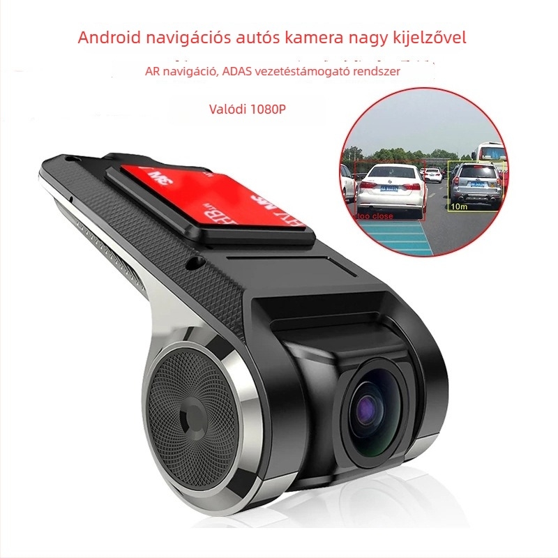 Android autós kamera AR navigációval és Gaode térképpel, ADAS, 1080p