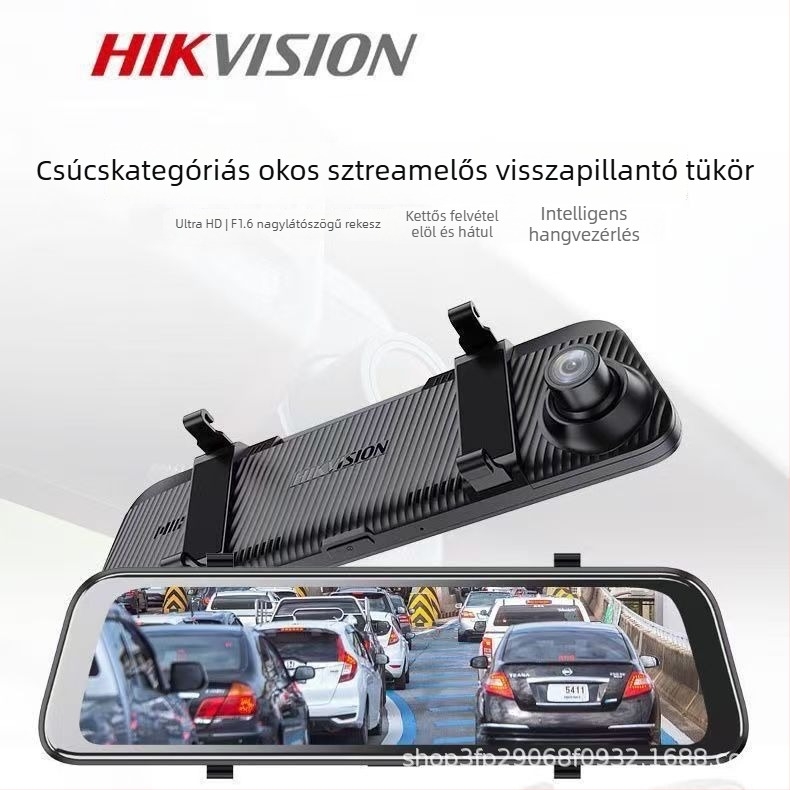 Hikvision K60Pro Autós Dashcam 2K Ultra-Clear streaming videóval, Starlight éjjellátás, parkoló megfigyelés és alkalmazáskapcsolat