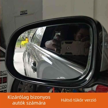 Hátsó visszapillantó tükör radaros tolató és holttér-figyelő rendszer, modell B8, 12V tápegység, 8–15 m érzékelési tartomány, csengő riasztás