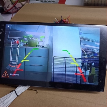 Android autóradar nagy képernyővel: előre és hátra ütközésfigyelő radar, 4/6/8 szenzorral