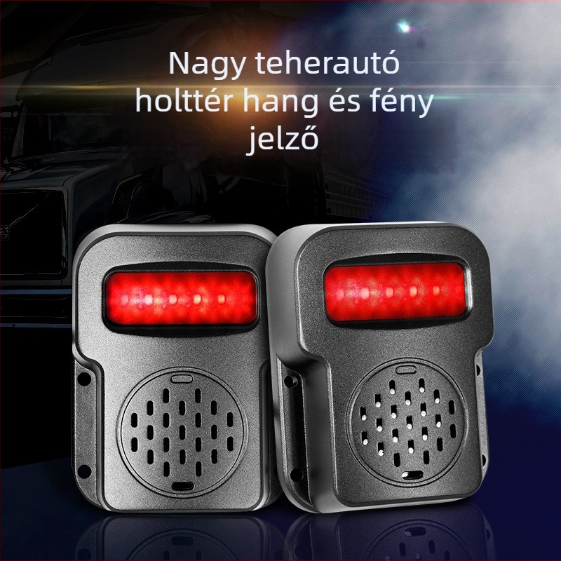 Fénylő hátrameneti radar vakfolt-riasztóval teherautók és buszok számára (Model YB-BJ25, 24V, 6W, érzékelési tartomány 0,8–1,5 m)
