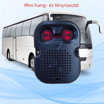 Jobb oldali holttér hangos riasztó — BL-MINI, 12-24V, IP67, ABS, M12 csatlakozó