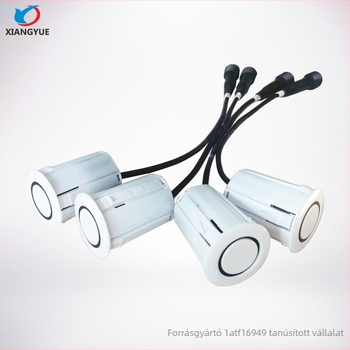 Elülső ultrahangos parkolási radar szenzor XY-S100, 4 érzékelő, 12V, 0–3 m hatótávolság, HD-300L kompatibilis, hangriasztás