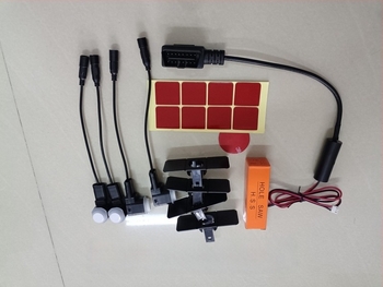 OBD első radar - plug-and-play hangriasztós hátrameneti radar, Ljh300, 4 szenzor, 12V, 4W