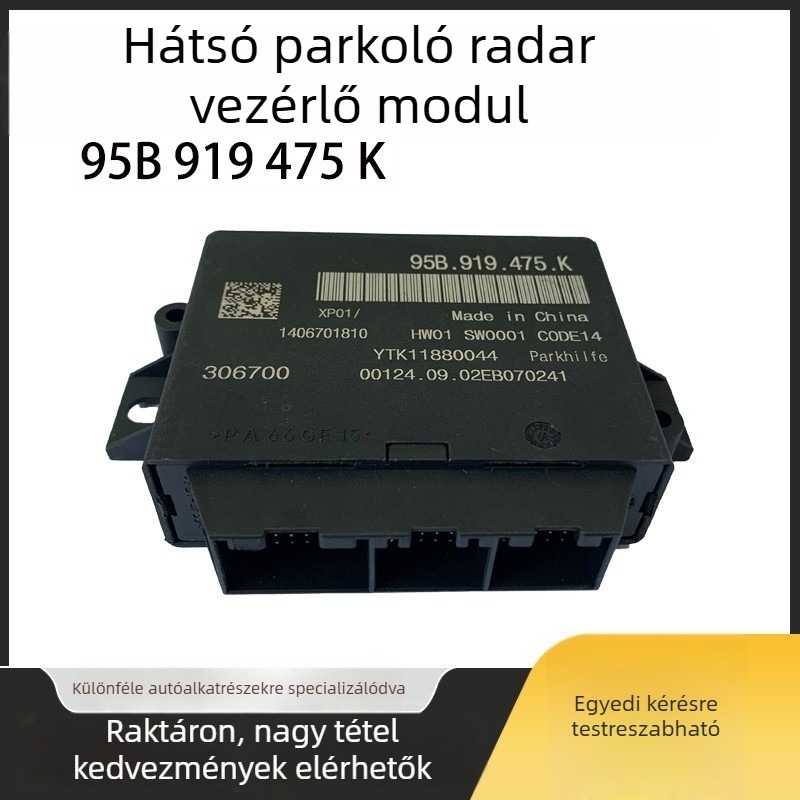 Volkswagen, Audi, Porsche és Land Rover számára készült hátrameneti radarvezérlő modul – Maudson 5KD95B, termékkód 9193500, anyag FF