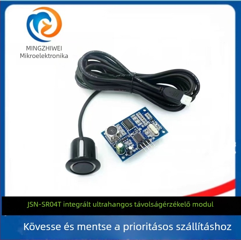 JSN-SR04T Integrált Ultrahangos Távolságmérő Modul Vízálló Hátsó Radar – Ultrahangos Szenzor Modul (Márka: MZW; Sorozat: Ultrasonic; Alkalmazás: Ipari Zóna)