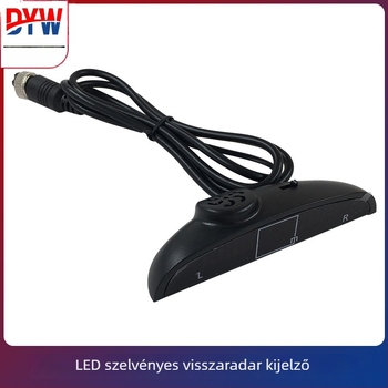 Kamionokhoz hangalapú hátrameneti radar (PD804, 24V, LED kijelző, 4 szenzorok, 0–5 m észlelési tartomány)