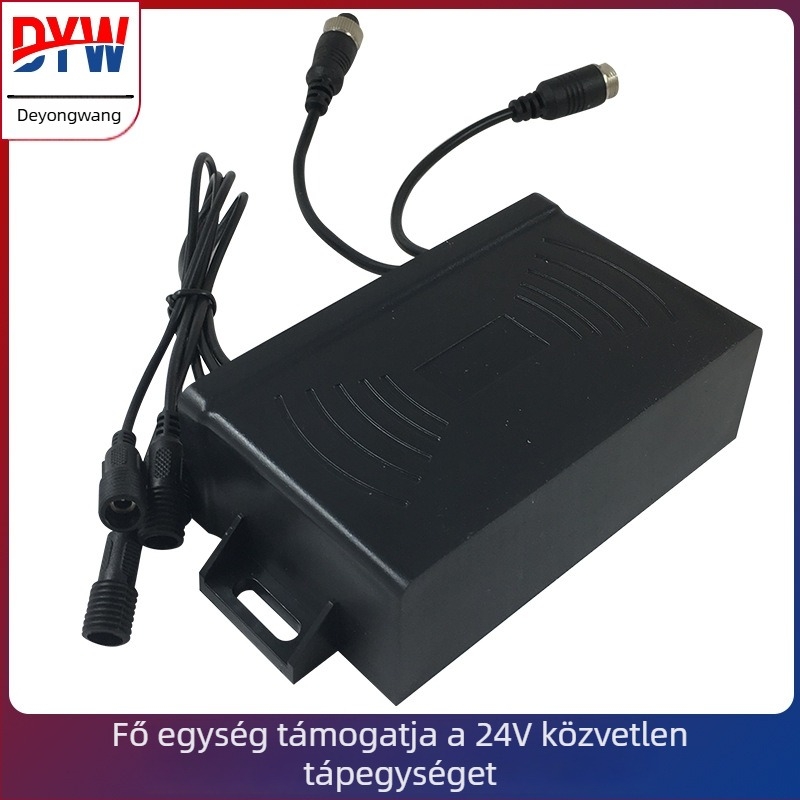 Kamionokhoz hangalapú hátrameneti radar (PD804, 24V, LED kijelző, 4 szenzorok, 0–5 m észlelési tartomány)