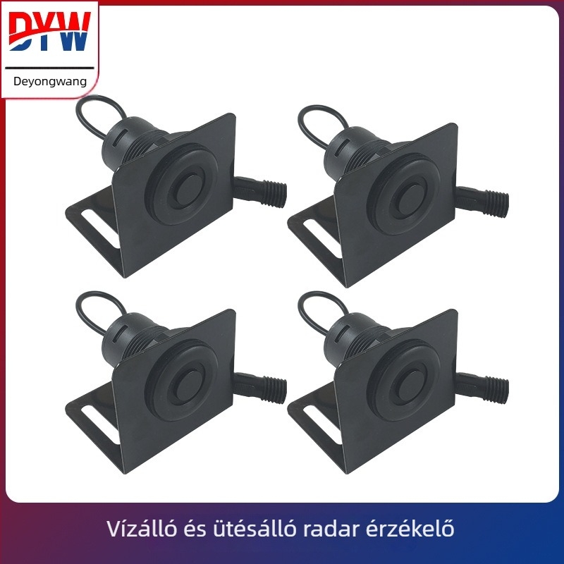 Kamionokhoz hangalapú hátrameneti radar (PD804, 24V, LED kijelző, 4 szenzorok, 0–5 m észlelési tartomány)