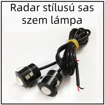 Autó LED hátsó világítás radarral, Eagle Eye dizájn, meteorit eső stílus, 9W