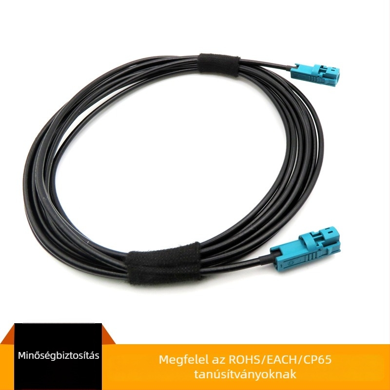 BYD Fakra+2Pin adapterkábél autó radarhoz, hátrameneti kép és vezetési regisztrátor illesztő; réz érintkezők; hideg préseléses gyártás