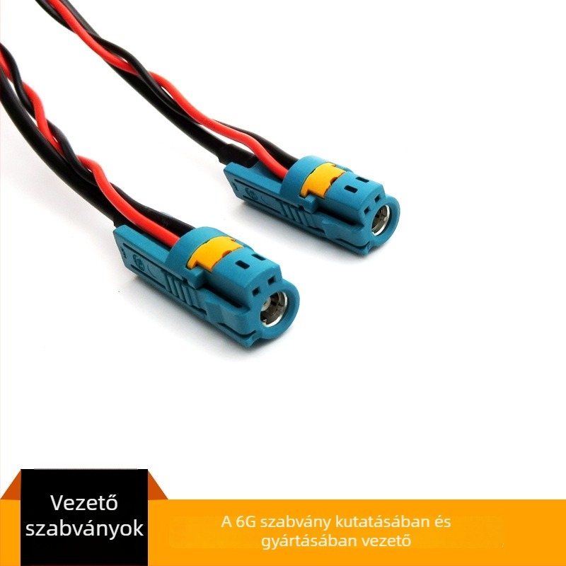 BYD Fakra+2Pin adapterkábél autó radarhoz, hátrameneti kép és vezetési regisztrátor illesztő; réz érintkezők; hideg préseléses gyártás