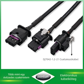 1718653-1 1.2 sorozat 3-vezetékes patch kábel DJ7042-1.2-21 vízálló bekötőkábel hátsó radarhoz