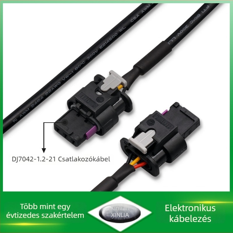 1718653-1 1.2 sorozat 3-vezetékes patch kábel DJ7042-1.2-21 vízálló bekötőkábel hátsó radarhoz