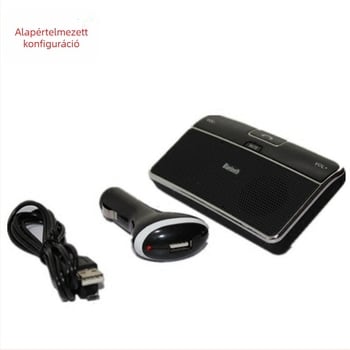 Autó Bluetooth kihangosító napellenzőre szerelve, CSR4.0LD-168, Zebao Gold, ABS
