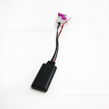 Audi 32-pins fejegységhez Bluetooth autóhívó adapter, AUX bemenet, Bluetooth 5.0, 12V tápegység, 23 cm hosszú kábel
