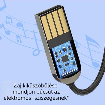 Autóba Bluetooth vevő BT1160 3,5 mm-es audio interfésszel, Plug-and-Play, Bluetooth 5.4, 10 m hatótávolság, külső tápegység nélkül