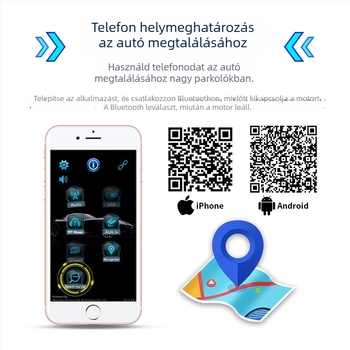 Autós MP3 lejátszó FM rádióval, kettős Bluetooth és USB, 12V, 128MB tárhely