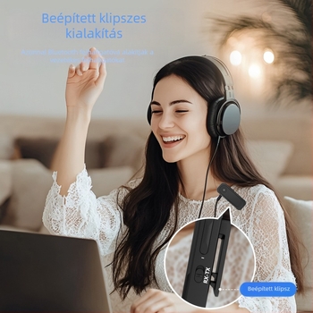 Autó Bluetooth audio vevő és adó, AUX bemenettel, modell K-11, BT 6.0, 3,5 mm bemenet, Plug and Play, 10 m hatótáv