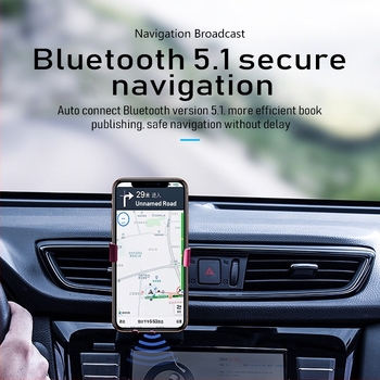 Bluetooth 5.1 FM adó autóhoz USB interfésszel, modell T50, plug-and-play, 10 m hatótávolság, 2,4 GHz