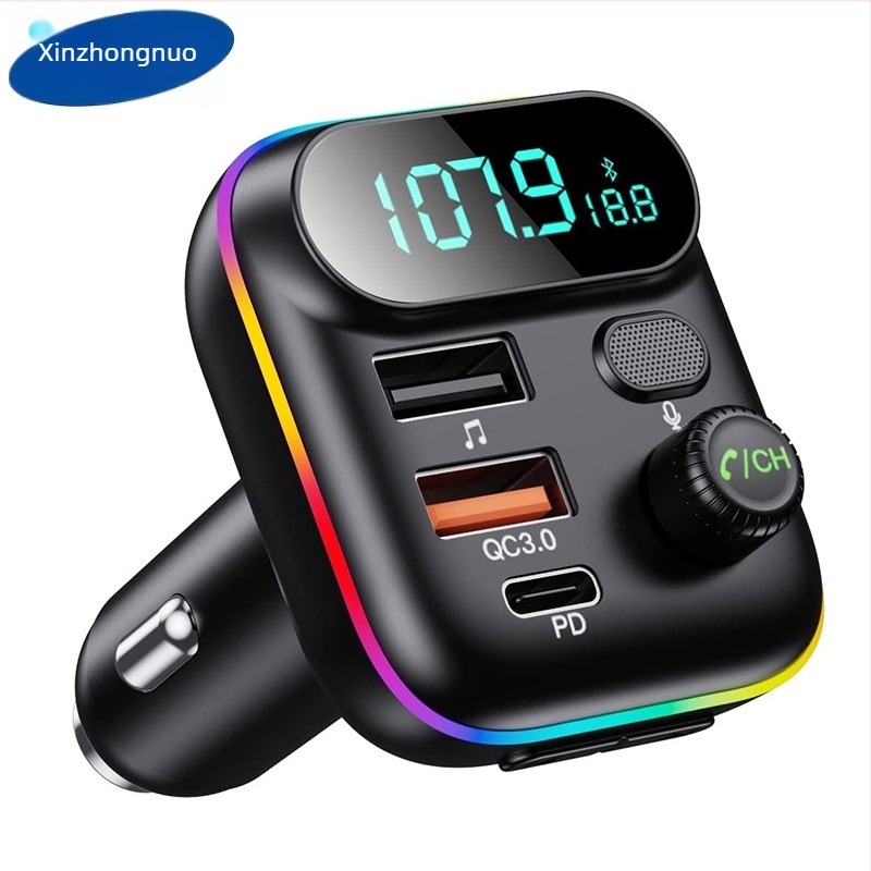 Autóba tervezett MP3 lejátszó FM átjátszóval és Bluetooth-kel (Modell T70; 12-24V; Monokróm kijelző)