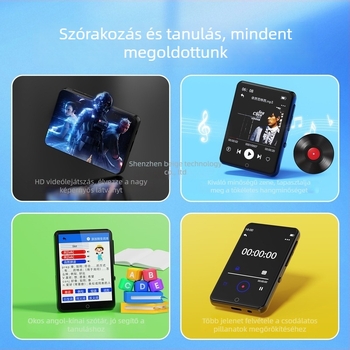 Bluetooth MP4/MP3 hordozható lejátszó regények és e-könyvek olvasásához – középiskolai kiadás