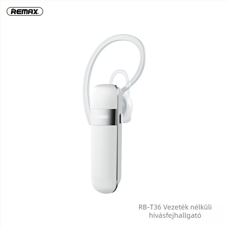 Remax vezeték nélküli Bluetooth fülhallgató fülhorgos dizájnnal, hívás- és zenei támogatás, Bluetooth 5.0, 10 m hatótáv, mono mód, akkumulátor élettartam akár 4 óra