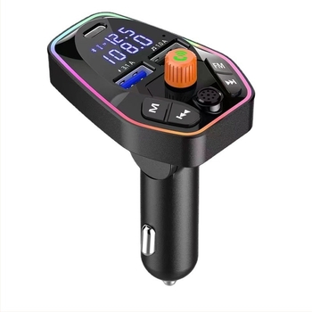 Q9 autó Bluetooth MP3 átjátszó, kéz nélküli hívásokkal, FM adó, feszültség kijelző, USB PD gyors töltés
