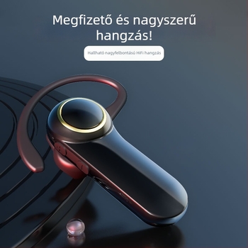 Vezeték nélküli Bluetooth fülhallgató fülcsipeszel, mono, Bluetooth 5.0, 10 m hatótáv, üzemidő >8 óra