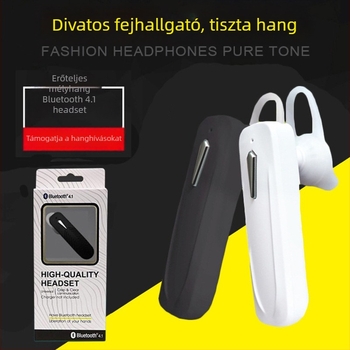 Mini Bluetooth fejhallgató, fülbe illeszkedő, 4.2, 10 m hatótáv, multipontos kapcsolat, hangvezérlés és zenei támogatás
