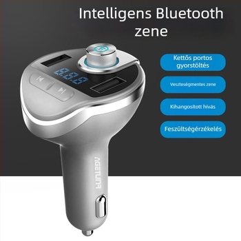 Aijietong T20 Autós Bluetooth MP3 lejátszó USB töltő FM adó Hands-Free