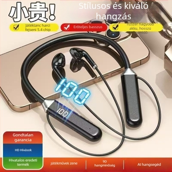 Vezeték nélküli in-ear fülhallgató zajszűrő és anti-drop funkcióval, Bluetooth 5.0, 20 m távolság, >8 óra üzemidő, Qualcomm chip, IPX6 vízálló