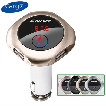 Autó MP3 lejátszó 12V/24V, Bluetooth, USB/TF kártya, FM továbbító kéz nélkül beszélgetéshez (Q7)
