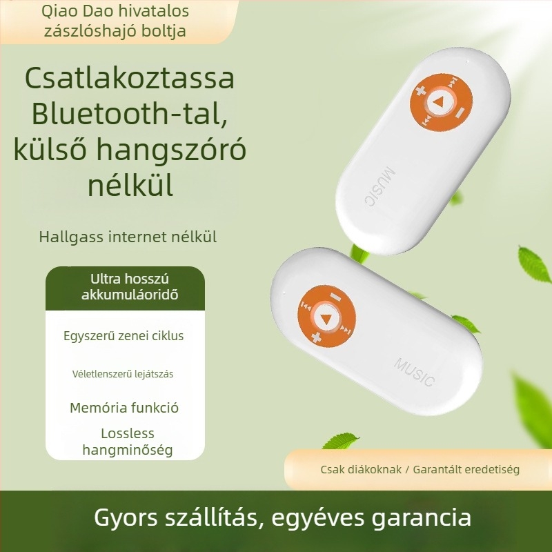 Kártyaolvasós MP3-lejátszó, modell Bq01, tárolókapacitás 128 millió, autó cigarettagyújtó tápellátás, hivatalos standardcsomag + vezetékes fejhallgató