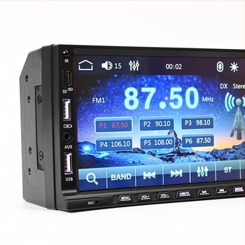 Androidos vezeték nélküli CarPlay DVD navigációs fejegység — Univerzális Dual-DIN, Aojiatu, 4x50W, ABS, 1kg