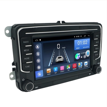 CarPlay-es autó navigációs rendszer GPS-szel, Bluetooth-kal és DVD-lejátszással – 12V DC tápegység