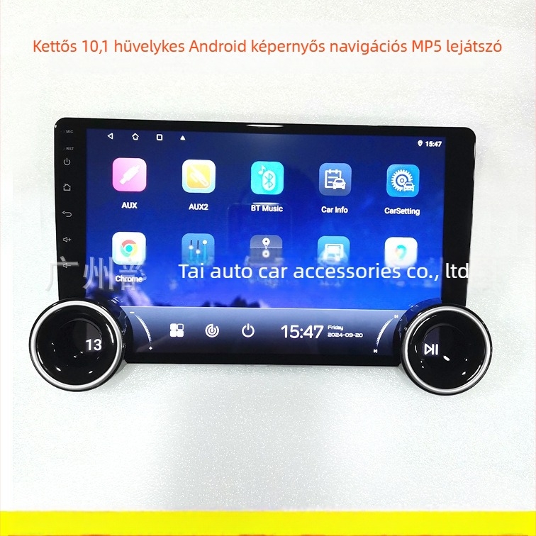 10,1 hüvelykes Android autó navigáció MP5-tel és CarPlay-vel, univerzális egység